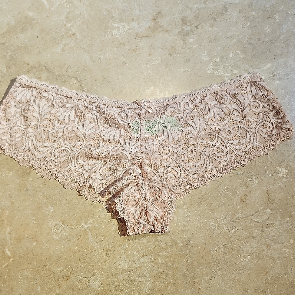 Honeydew Lace Cat Hipster Panty XL